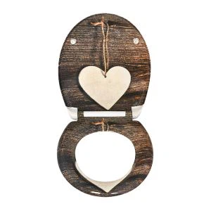 Vzorec s tiskanim sedežem za stranišče